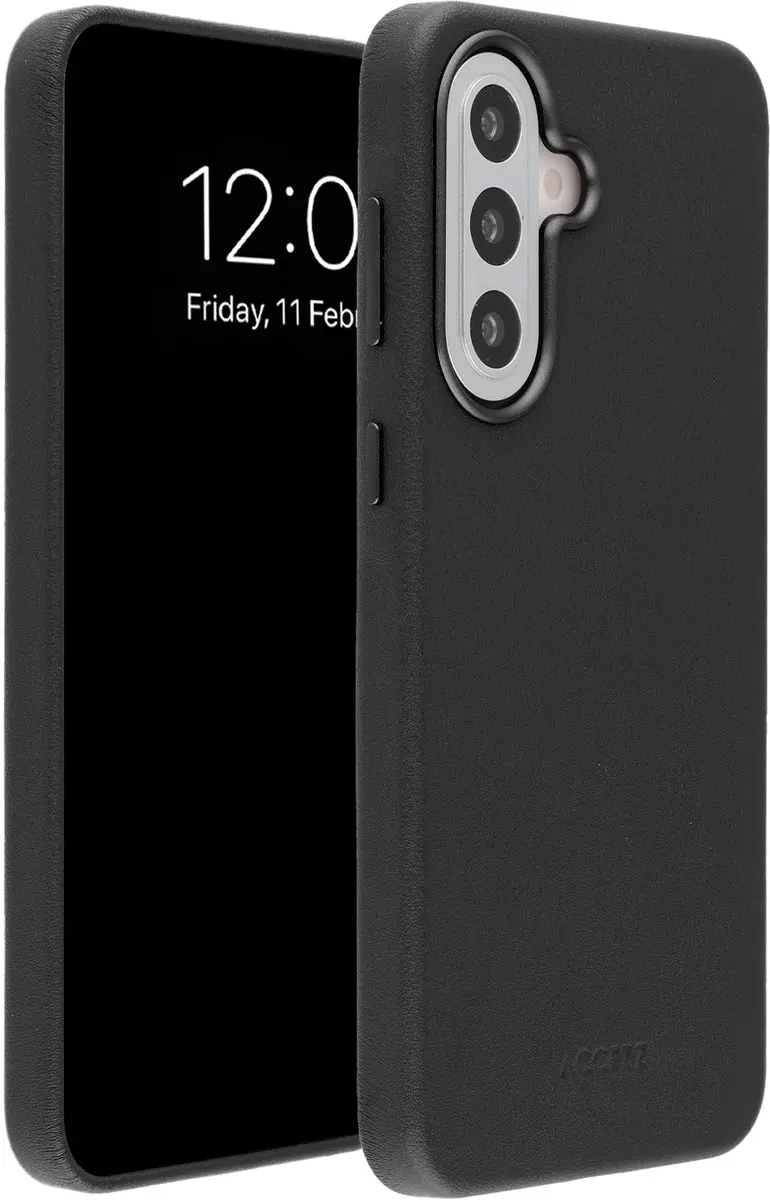 Accezz Hoesje Samsung Galaxy A57 Magnetisch Leder Black