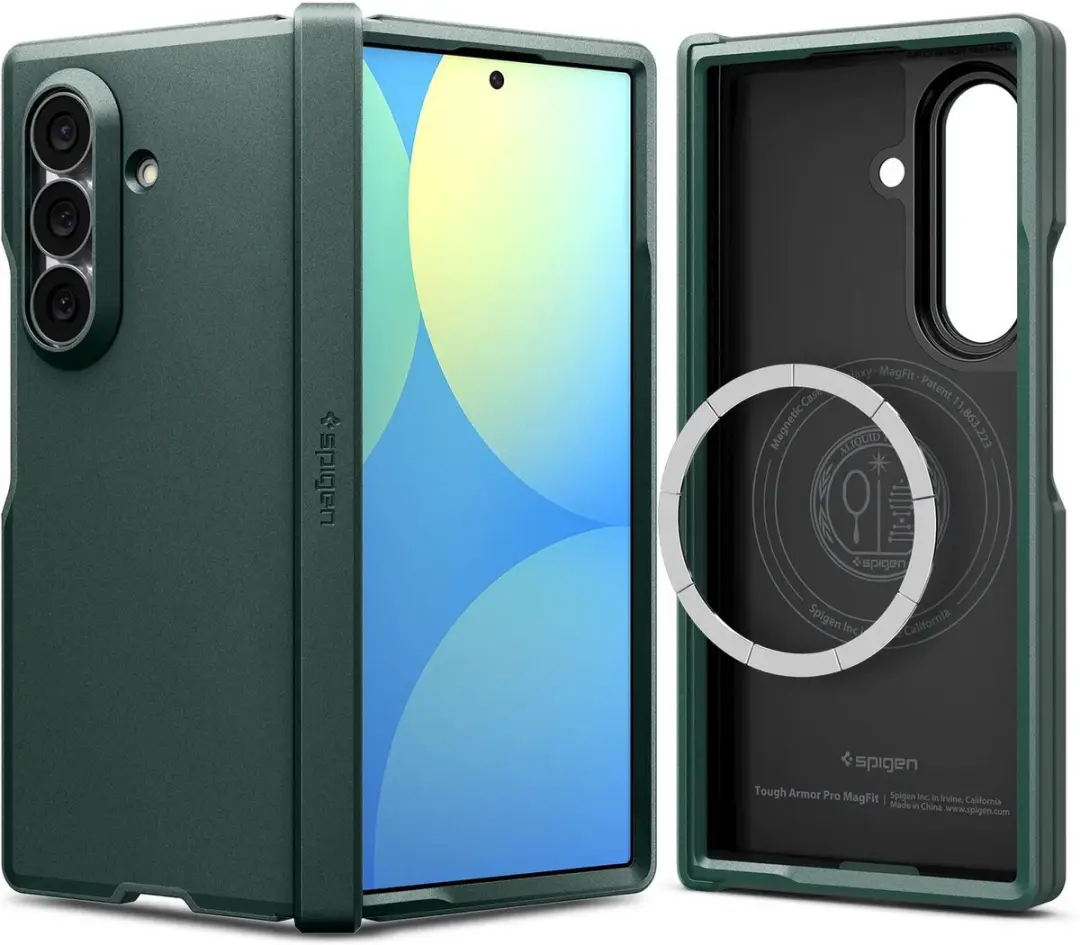 Spigen Tough Armor Pro ACS11851 Hoesje - Samsung Galaxy Z Fold8 Ultra - Groen