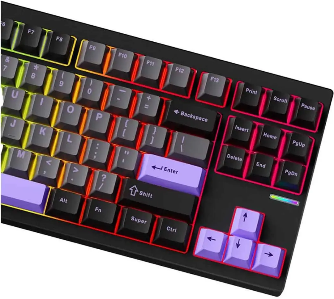 MCHOSE GX87 Max Mechanisch Gaming Toetsenbord - 80% TKL - RGB - Zwart