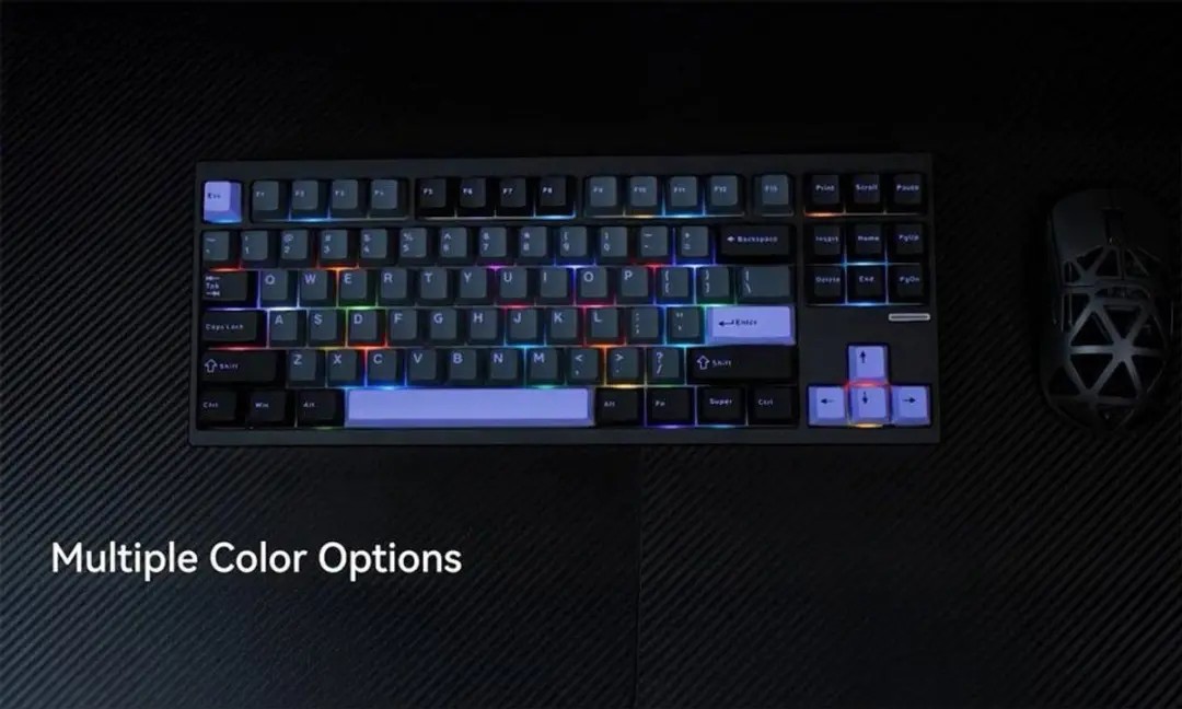 MCHOSE GX87 Max Mechanisch Gaming Toetsenbord - 80% TKL - RGB - Zwart