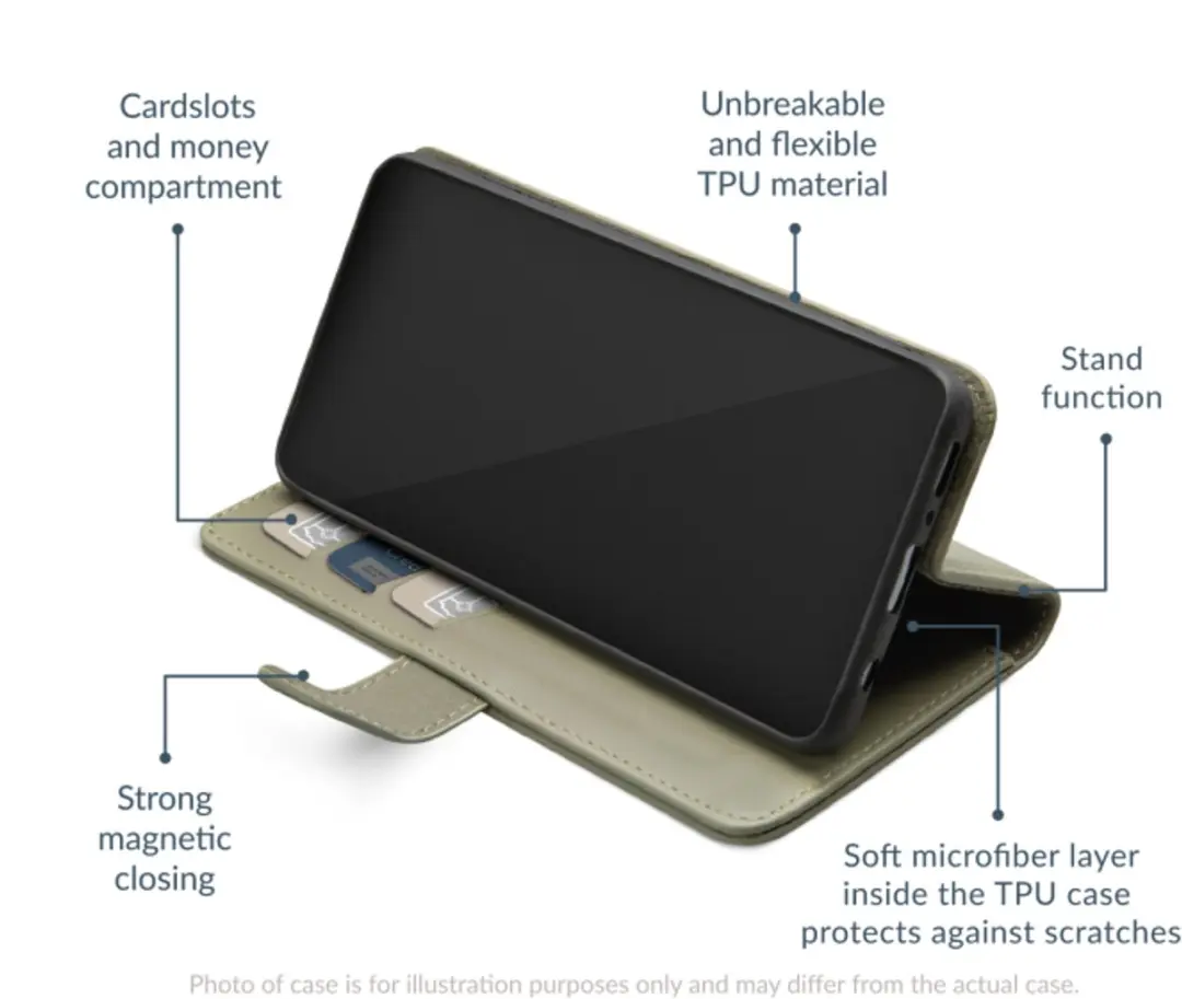 Mobilize Premium Gelly Wallet Book Case iPhone 17/18 Pro - Groen