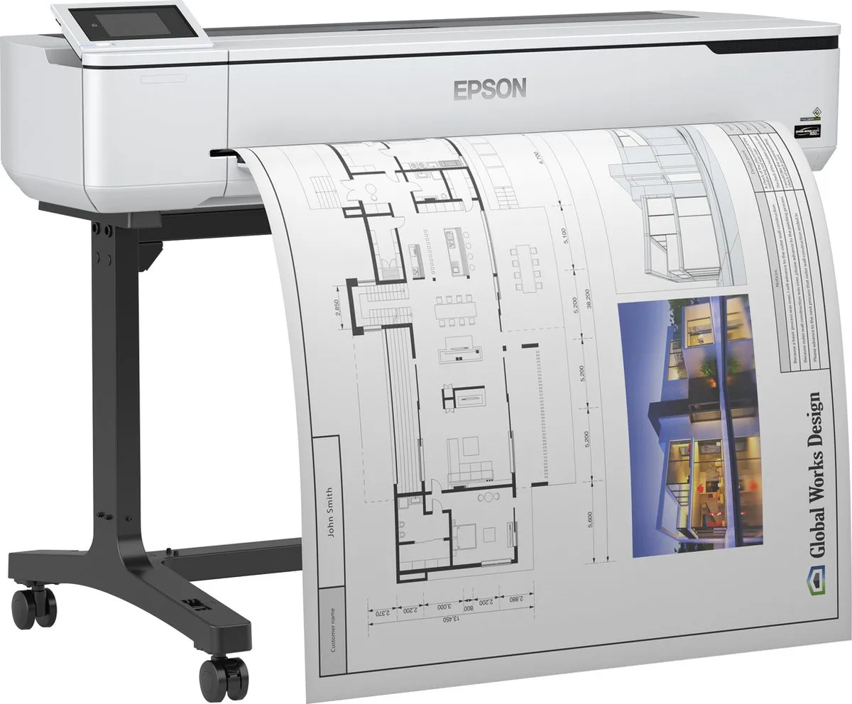 Epson SC-T5100 Multifunction Printer - A0 - Zwart