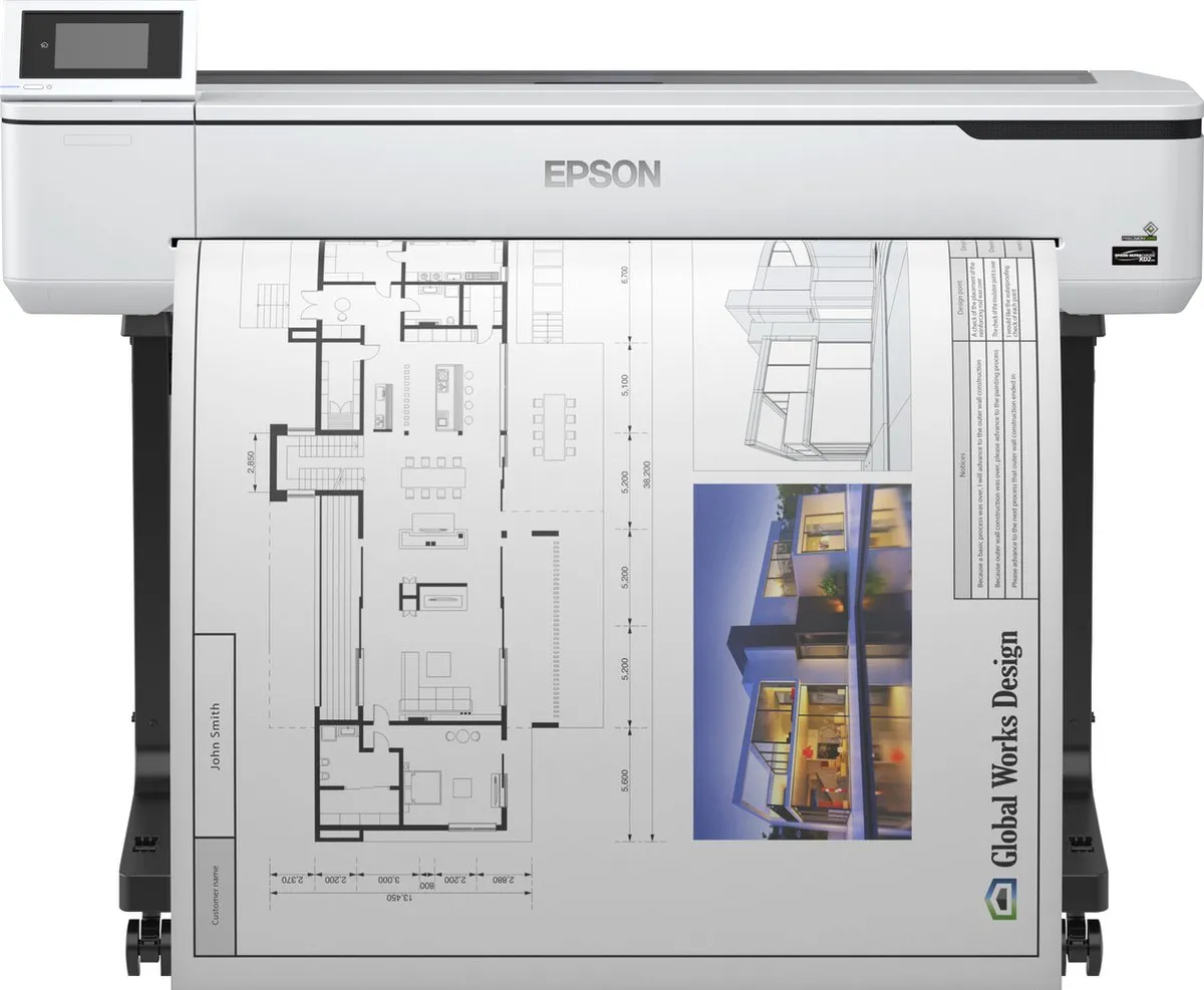 Epson SC-T5100 Multifunction Printer - A0 - Zwart