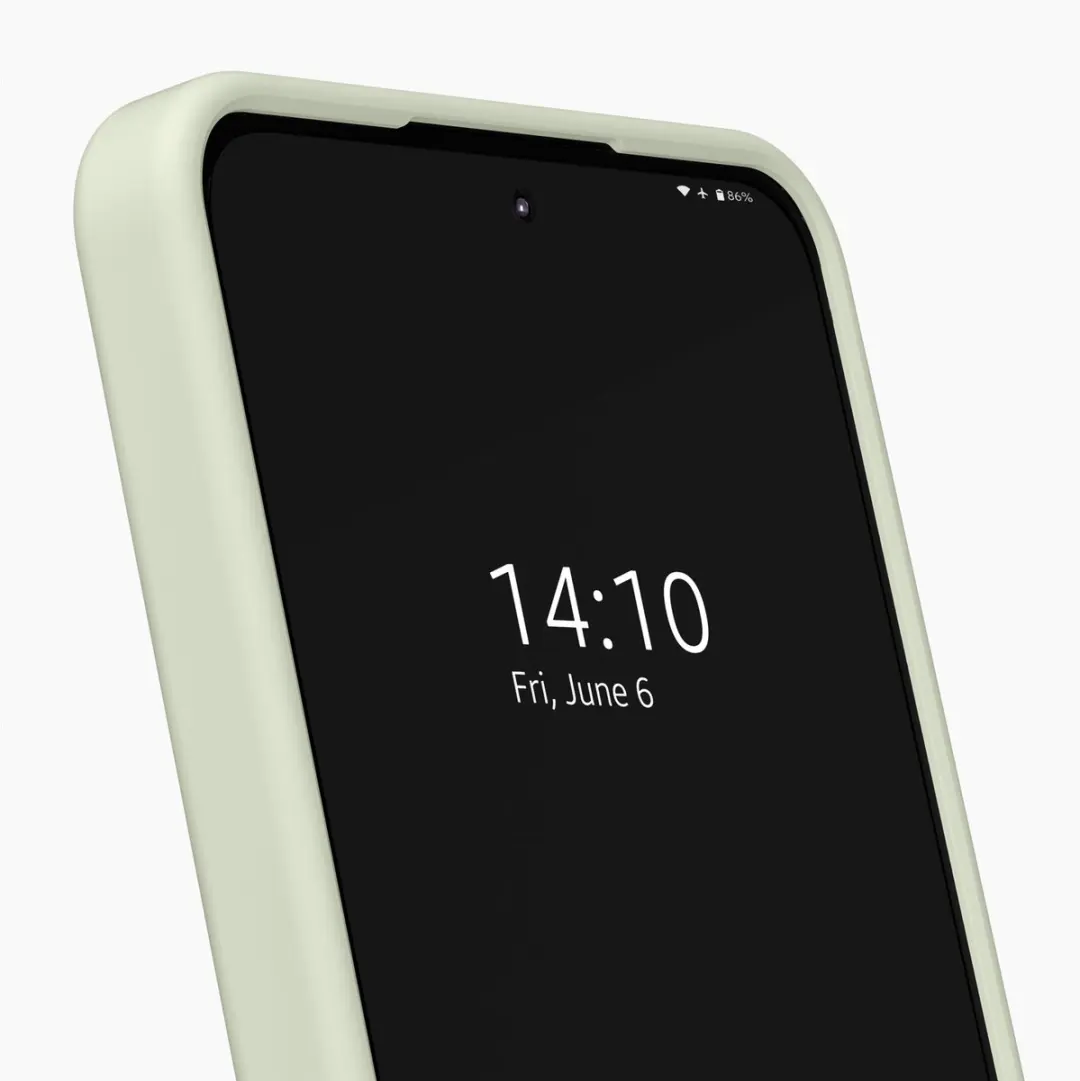 iDeal of Sweden Silicone Hoesje Samsung Galaxy A57 - Sage Green - IDSICMS-A57-419