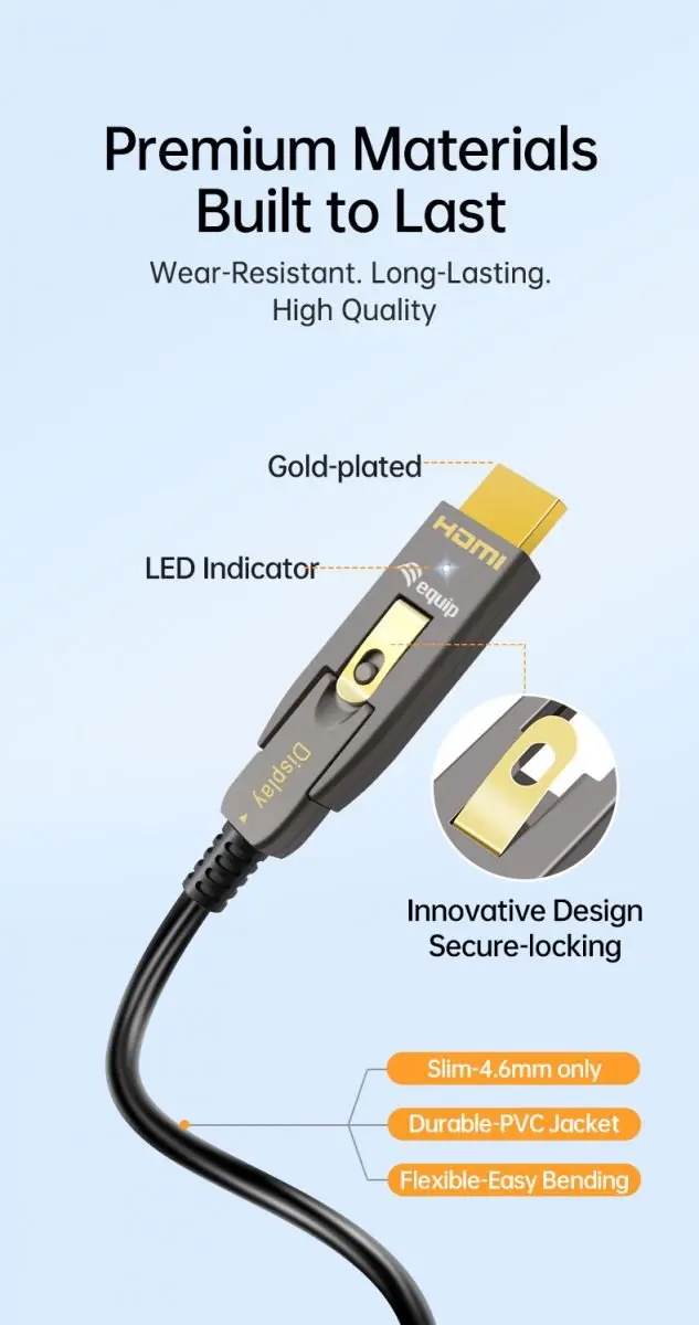 Equip 119471 HDMI Kabel 10m Type-A/Type-D - Zwart