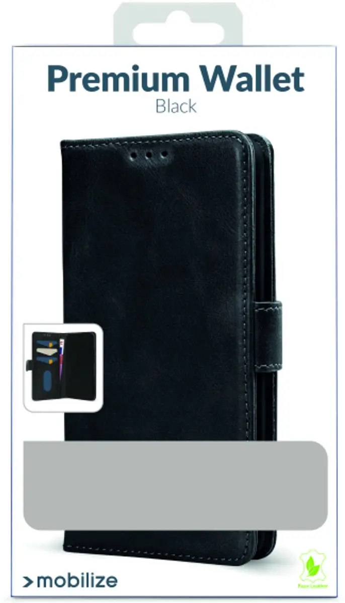 Mobilize Premium Gelly Wallet Book Case iPhone 18 Pro Max - 3 Pasjes - Zwart