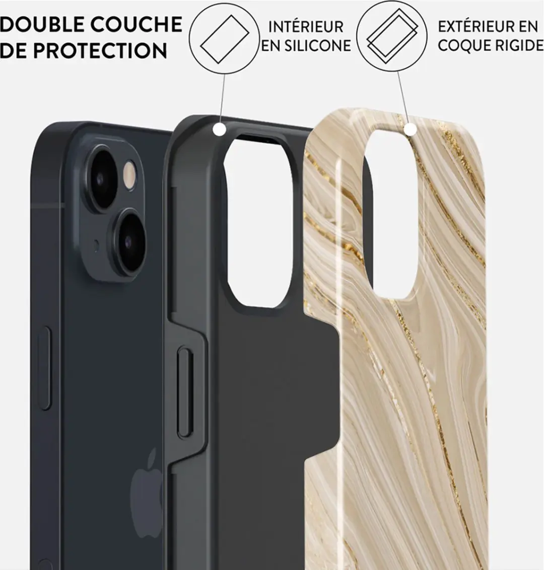 Burga Tough Backcover iPhone 13 Full Glam - SH00064663