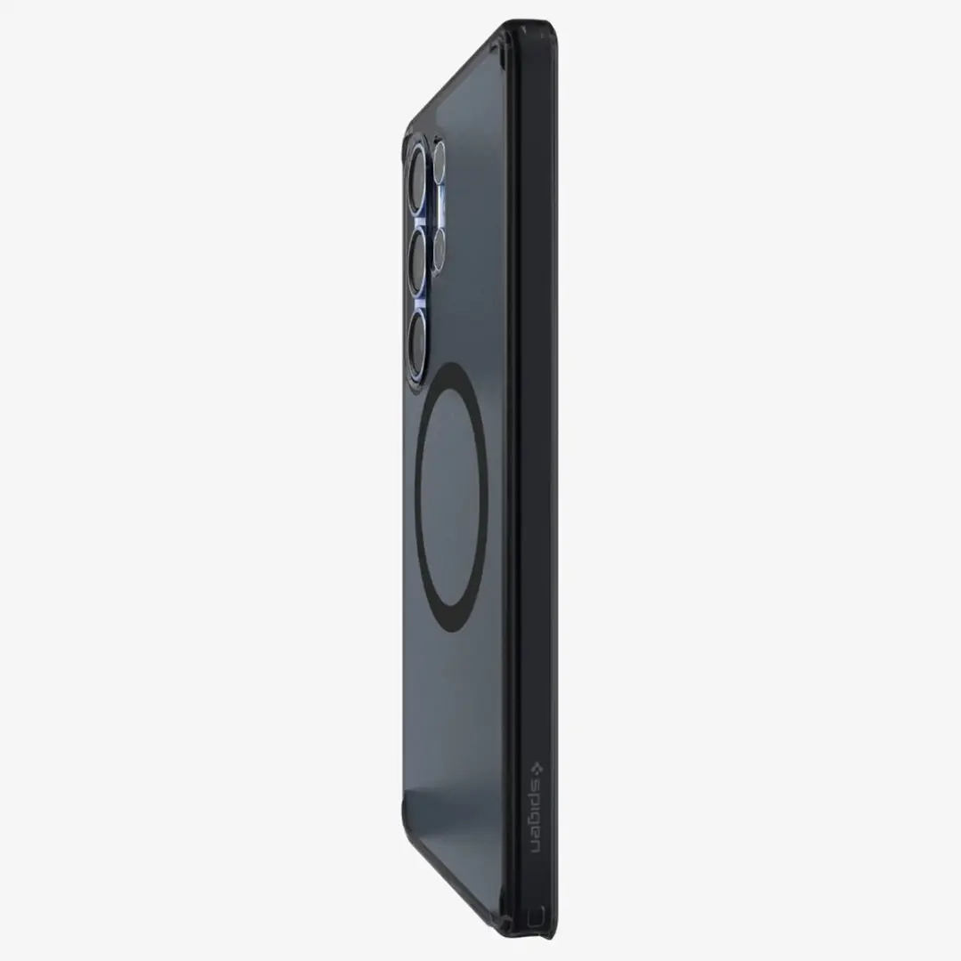 Spigen Ultra Hybrid MagFit ACS08960 Hoesje - Samsung Galaxy S25 Ultra - Frost Zwart - afbeelding 6 van 6