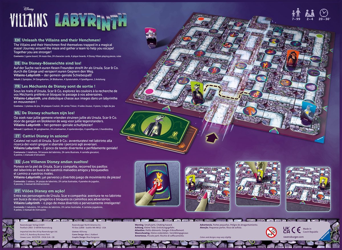 Ravensburger Disney Villains Labyrinth - Bordspel
