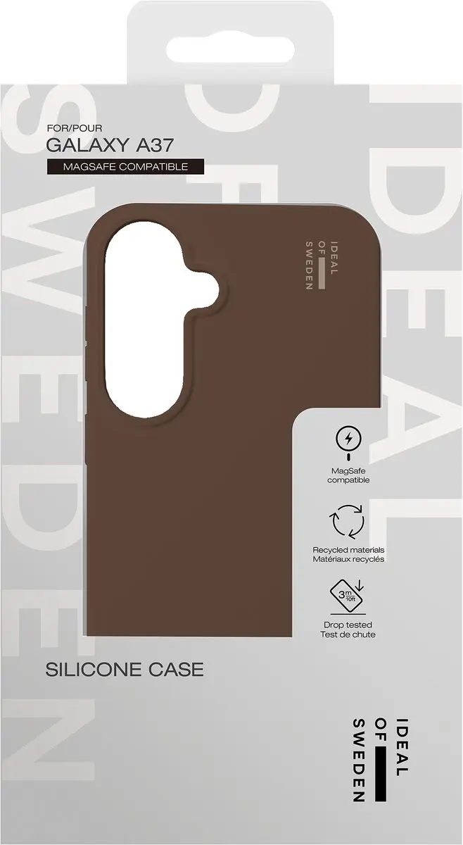 iDeal of Sweden Silicone Hoesje Samsung Galaxy A37 - Mocha Mousse - IDSICMS-A37-562