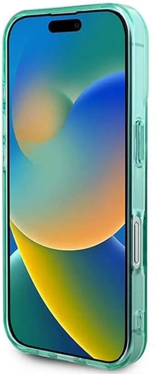 GUESS IML Hoesje iPhone 16 - Groen - MagSafe