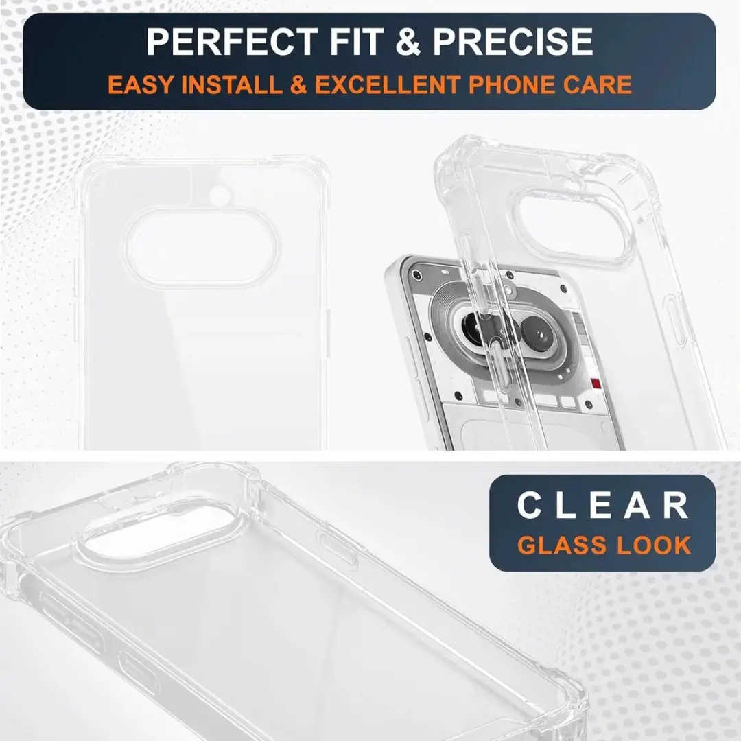 Selected Transparant Hoesje Nothing Phone (4a) - Shockproof TPU