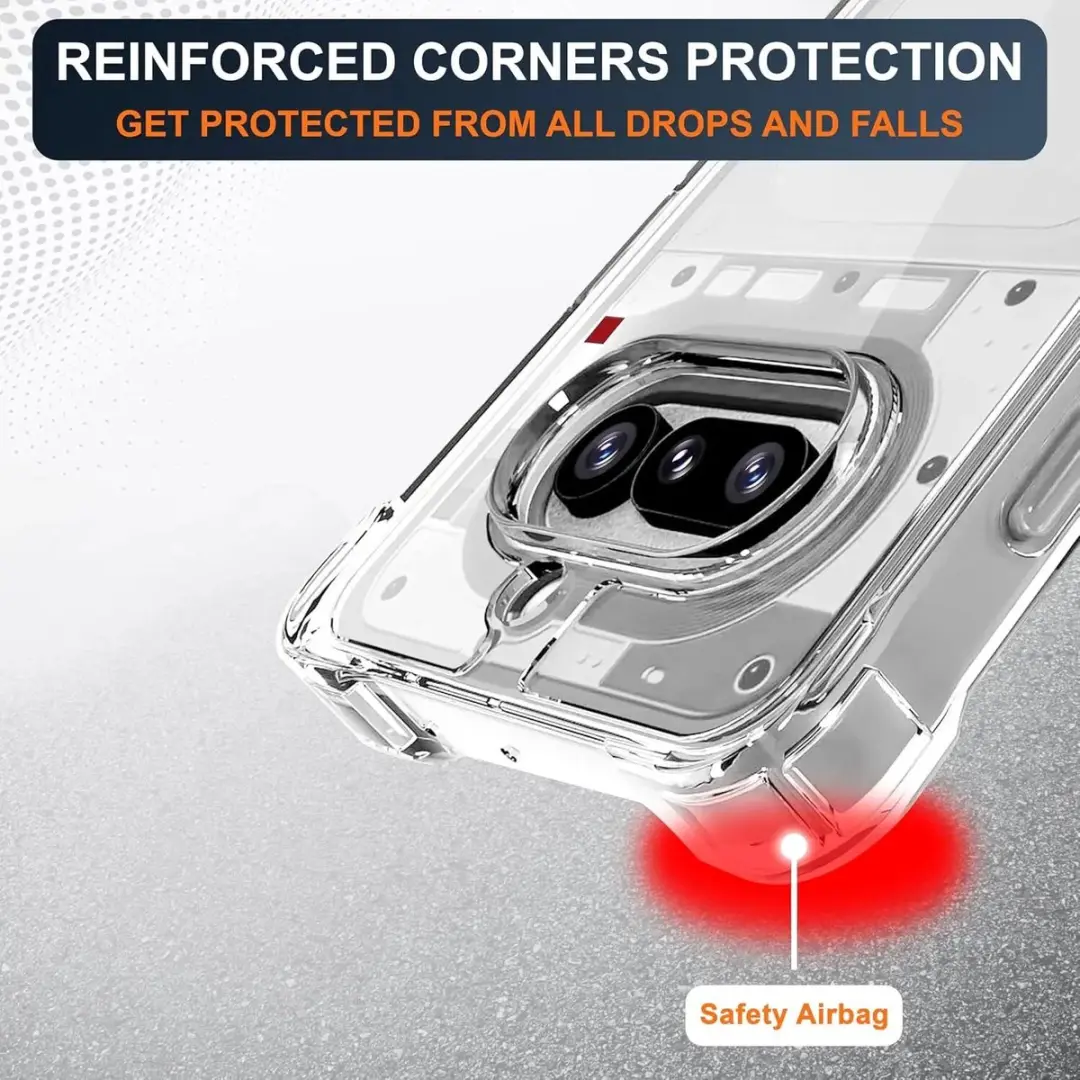 Selected Transparant Hoesje Nothing Phone (4a) - Shockproof TPU - afbeelding 6 van 6