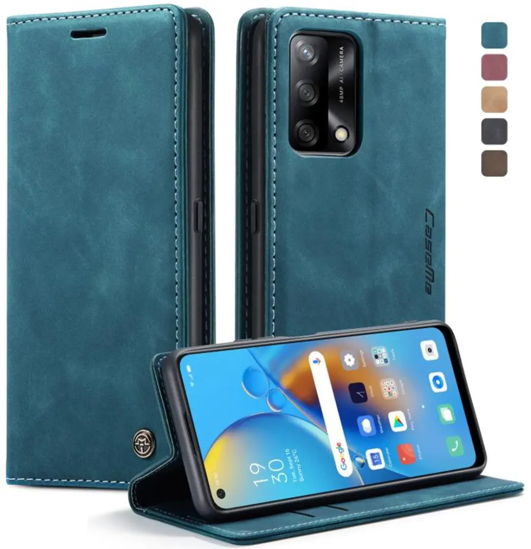CaseMe Telefoonhoes OPPO A74 4G - Blauw - 734VSVCG521