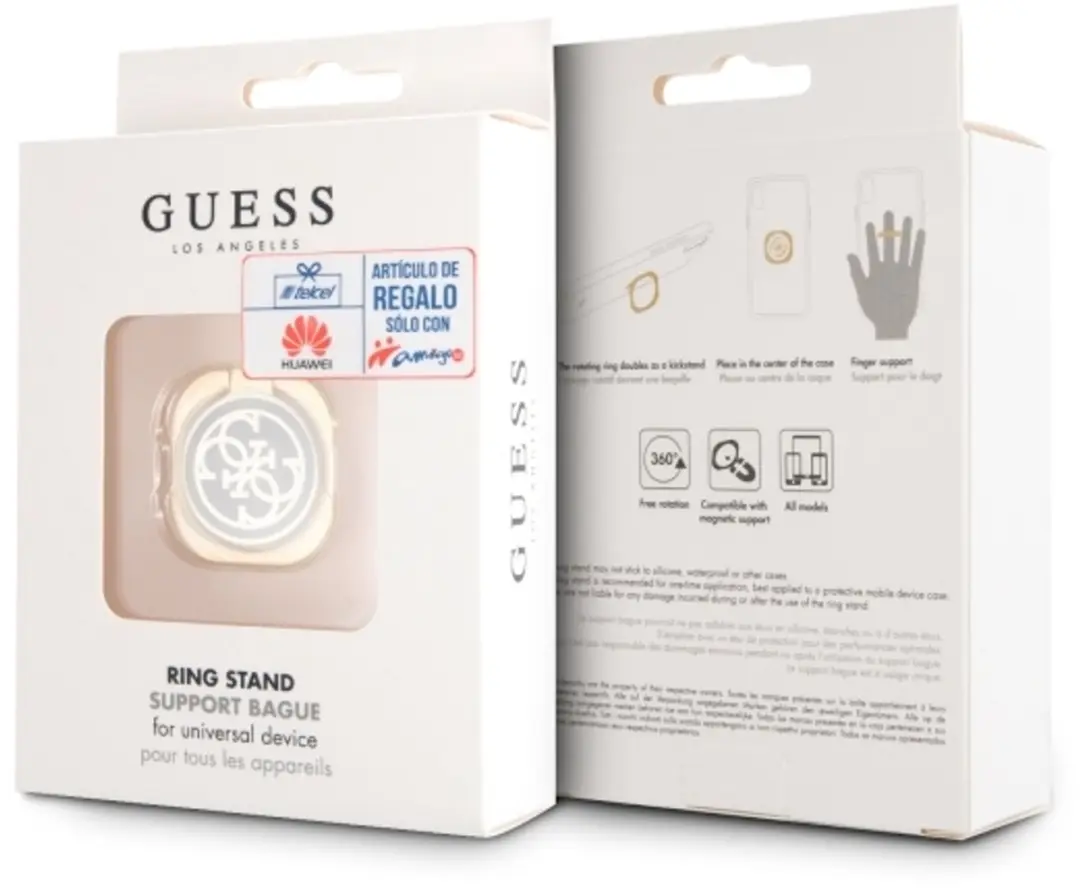 Guess Ringstandaard Goud-Zwart - Luxe Design