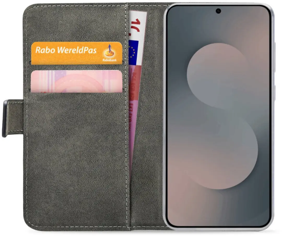Mobilize Classic Gelly Wallet Book Case - Samsung Galaxy S25/S26 FE - Zwart