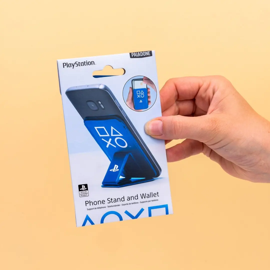 Paladone PlayStation Card Holder & Phone Stand PP11580PS - Blauw/Wit