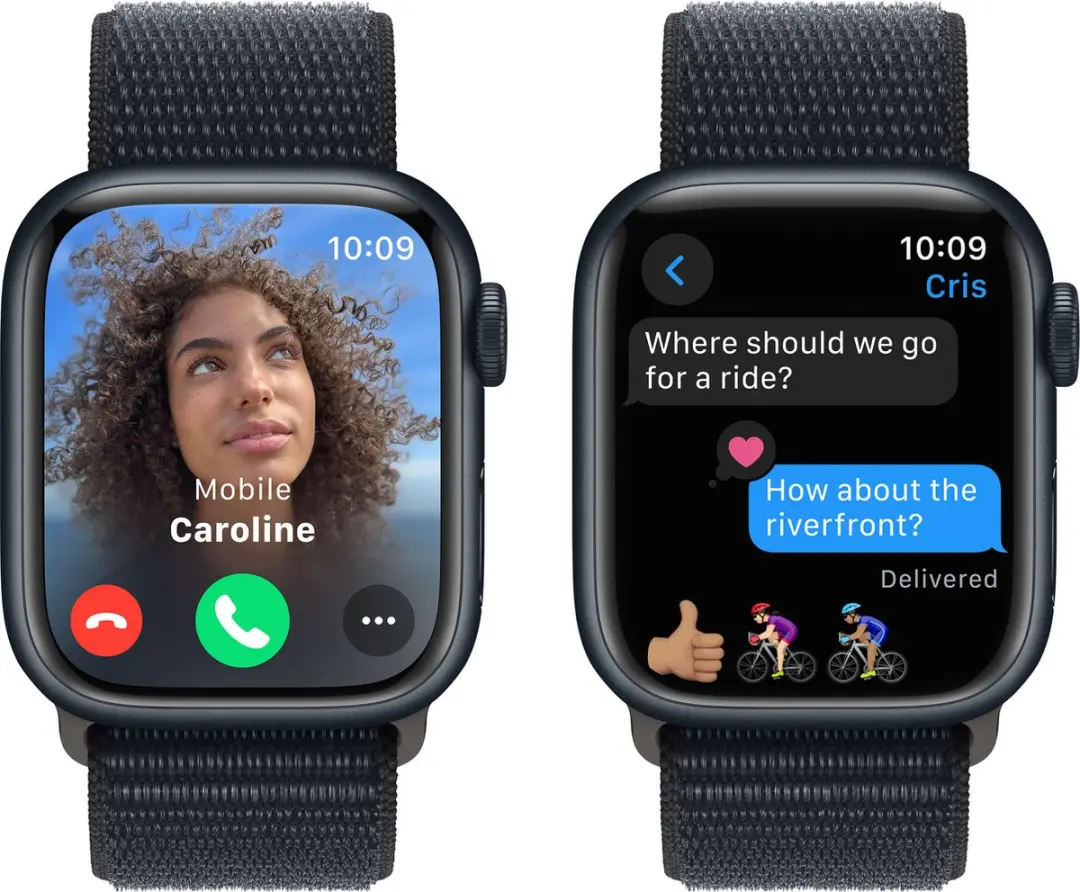 Apple Watch Series 9 GPS + Cellular 41mm - Middernacht Aluminium