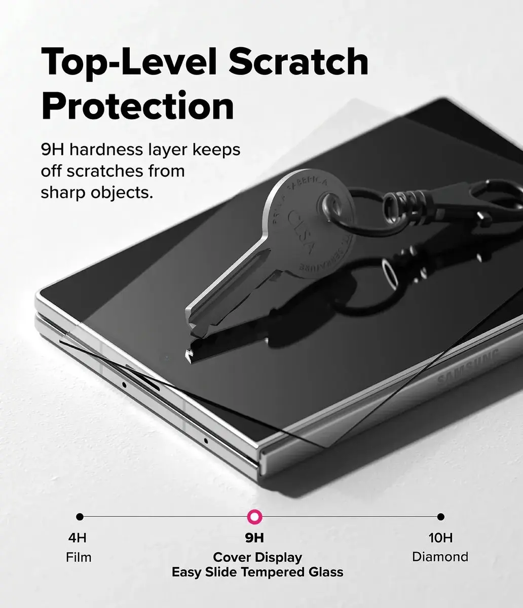 Ringke Screenprotector Samsung Galaxy Z Fold8 - 9H Tempered Glass - 2 Stuks