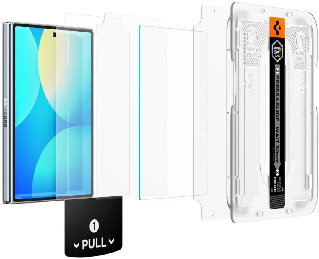 Spigen EZ Fit Pro HD Glas.tR Screenprotector - Samsung Galaxy Z Fold8 - 2 Stuks