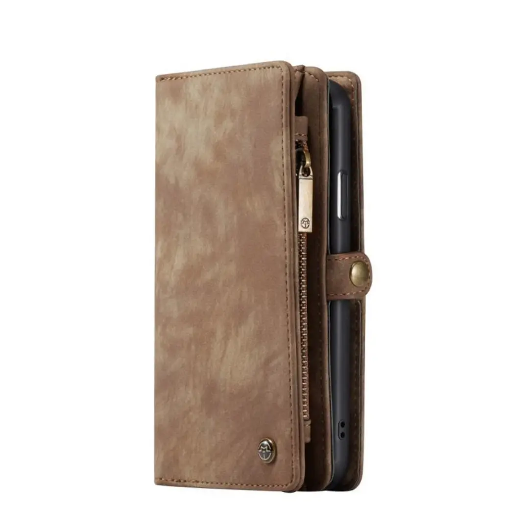 Caseme CSM-30370 Portemonnee Hoesje - iPhone 11 - 11 Pasjes - Bruin