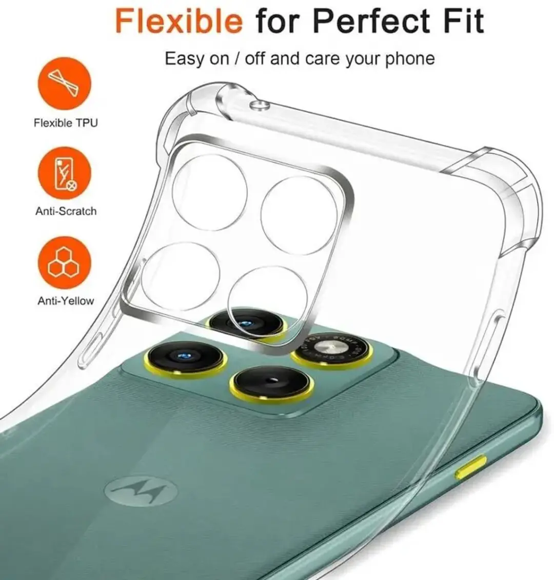 Selected Transparant Hoesje Motorola Edge 70 Fusion - Schokbestendig - afbeelding 6 van 6