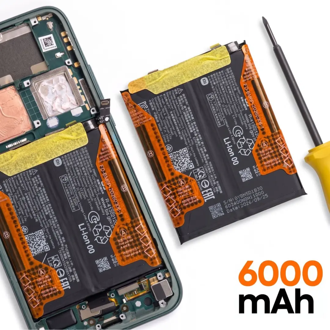 Xiaomi 17 Ultra BM6P Interne Batterij 6000mAh - Zwart