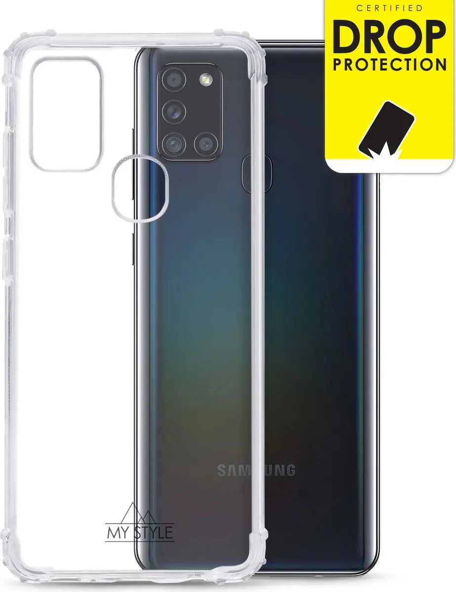 My Style MSPFCS1058 Telefoonhoesje - Galaxy A21s - Transparant