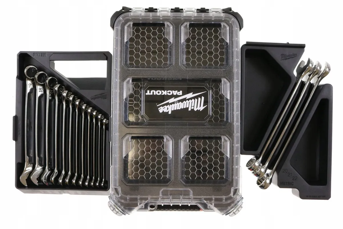 Milwaukee MAXBITE Sleutelset 15-delig 8-22mm - PACKOUT Organizer