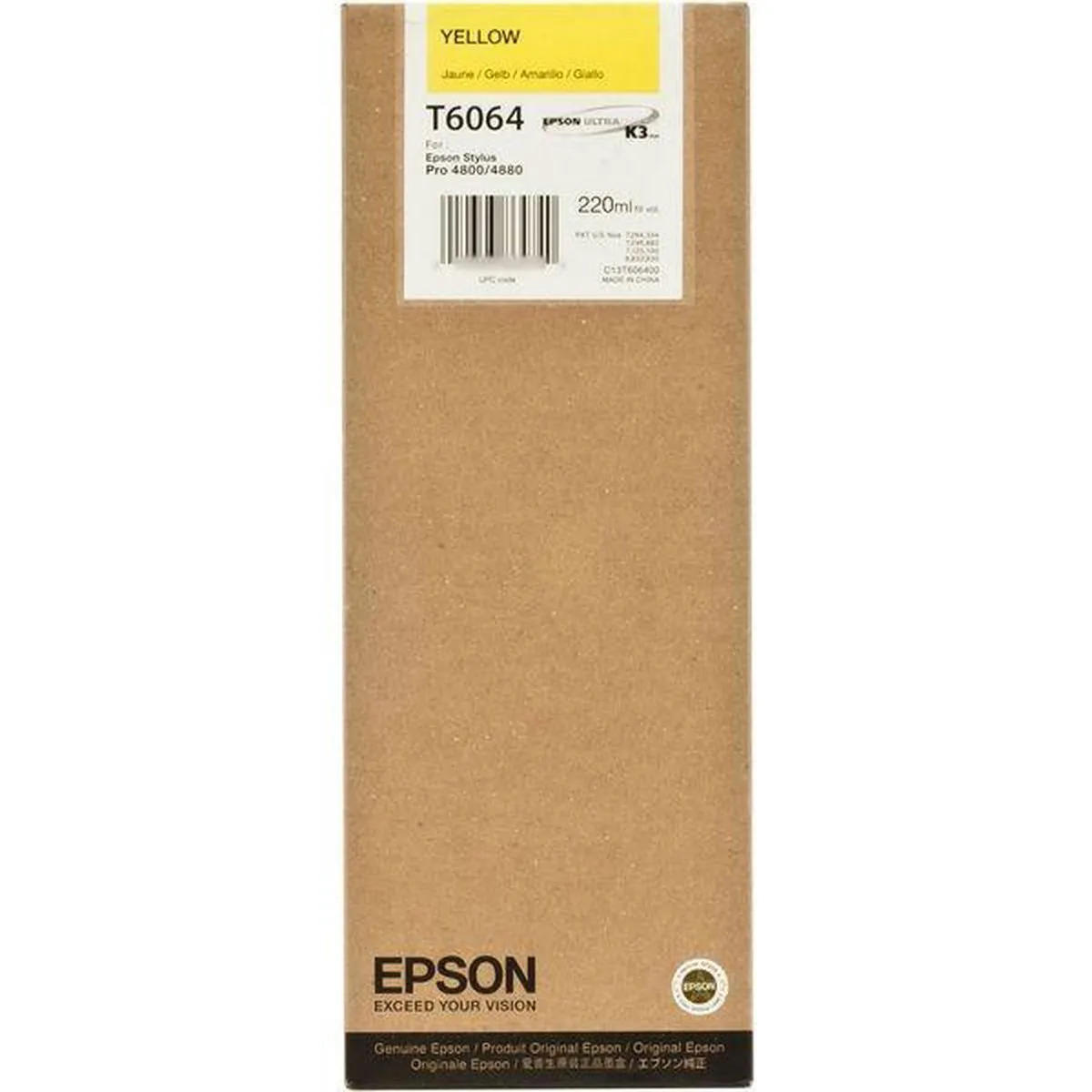 Epson T6064 Inktcartridge Geel - 220ml