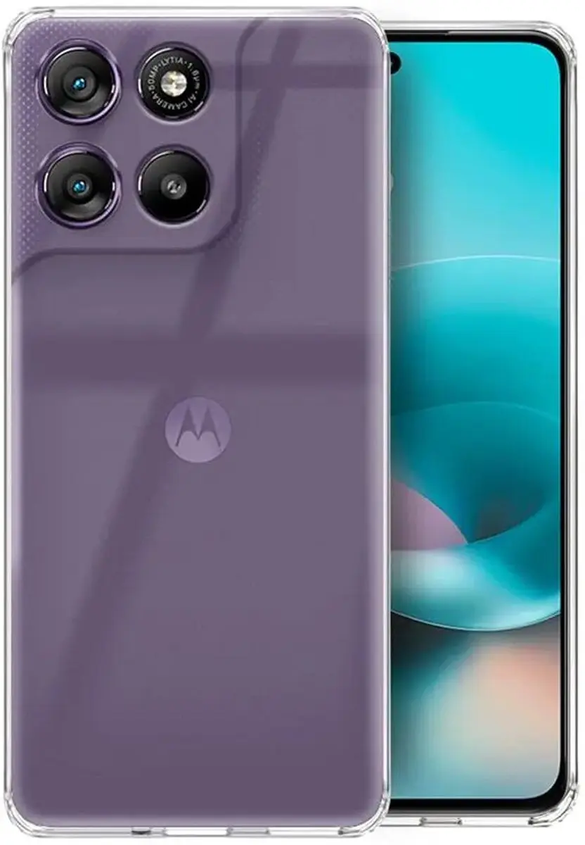 Selected Transparant TPU Hoesje Motorola Moto G57