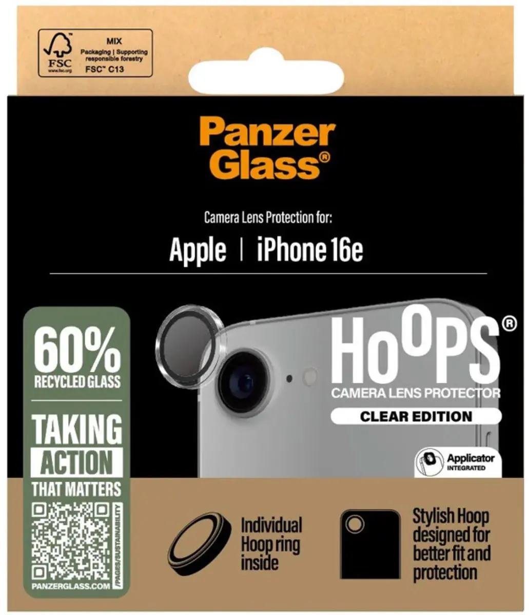 PanzerGlass iPhone 17e Hoops Camera Lens Protector