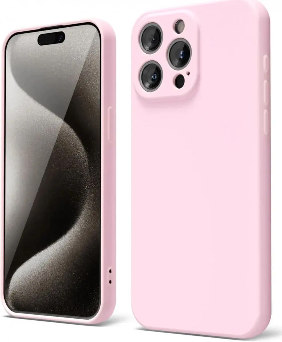 Selected by GSMpunt.nl iPhone 15 Pro Max Hoesje Roze
