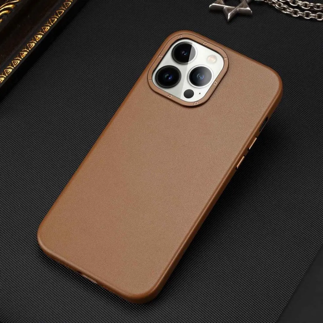 Dux Ducis Grit Apple Hoesje iPhone 14 Pro Max - Bruin