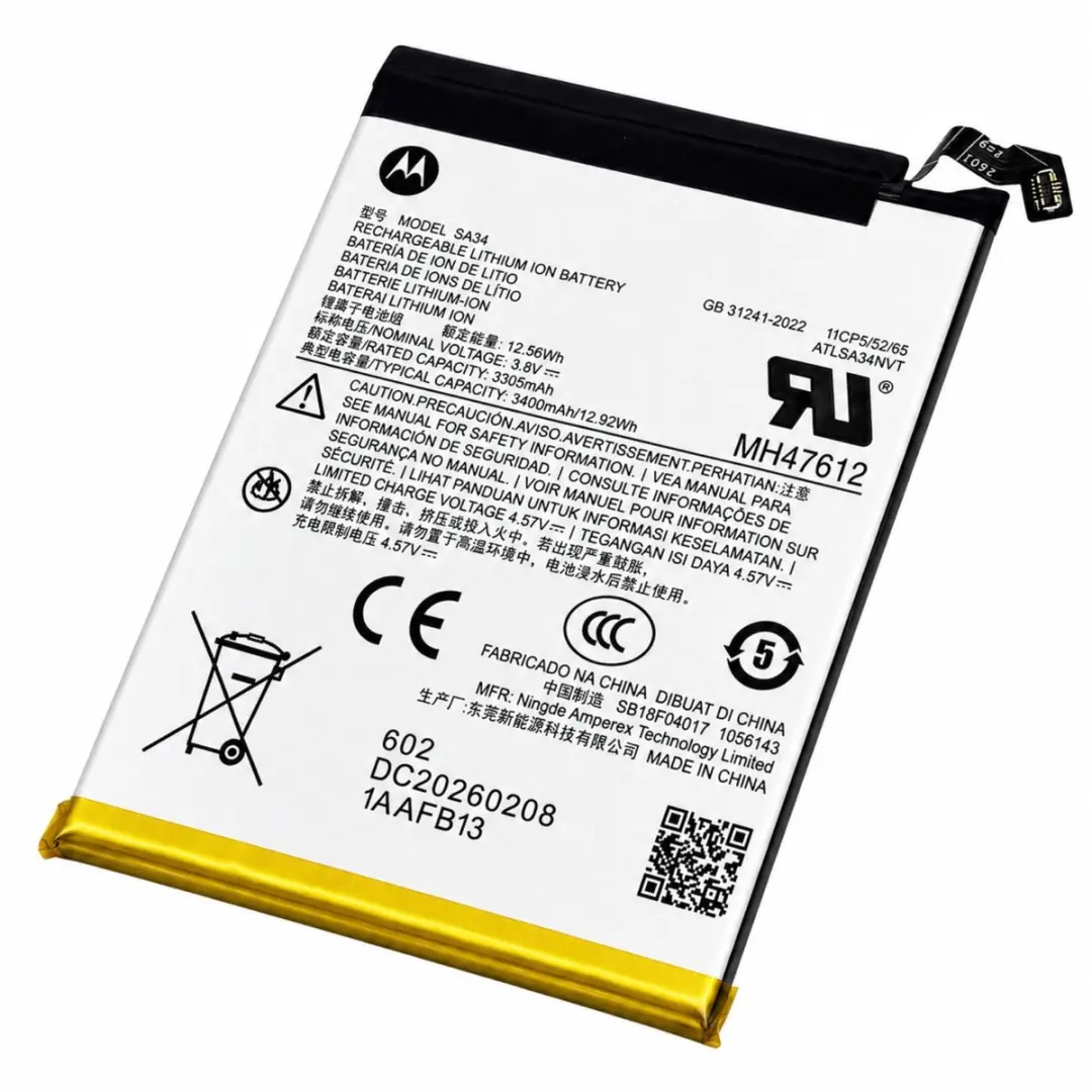 Motorola Razr 70 Plus SA34 Batterij 3400mAh - SB18F04017 Grijs
