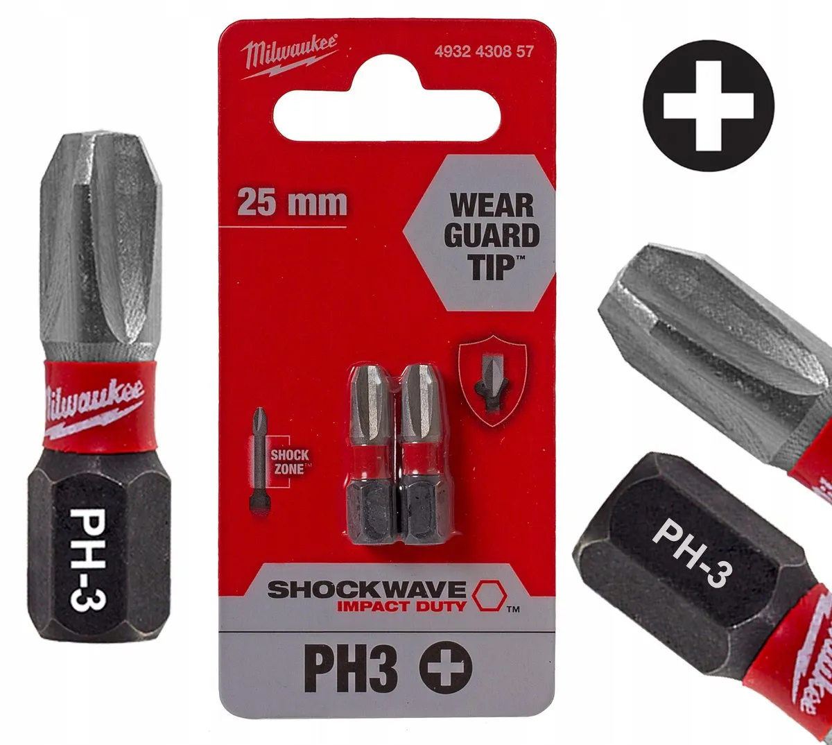 Milwaukee PH3 25mm Slagbit