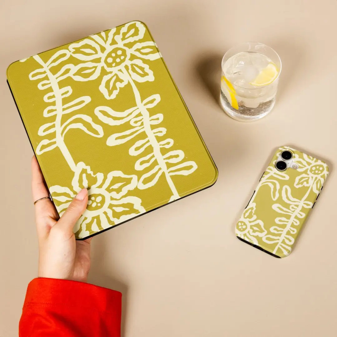 Selencia SH00098498 Tablethoes - Samsung Galaxy Tab A9/A11 Plus - 11" - Chalky Bloom