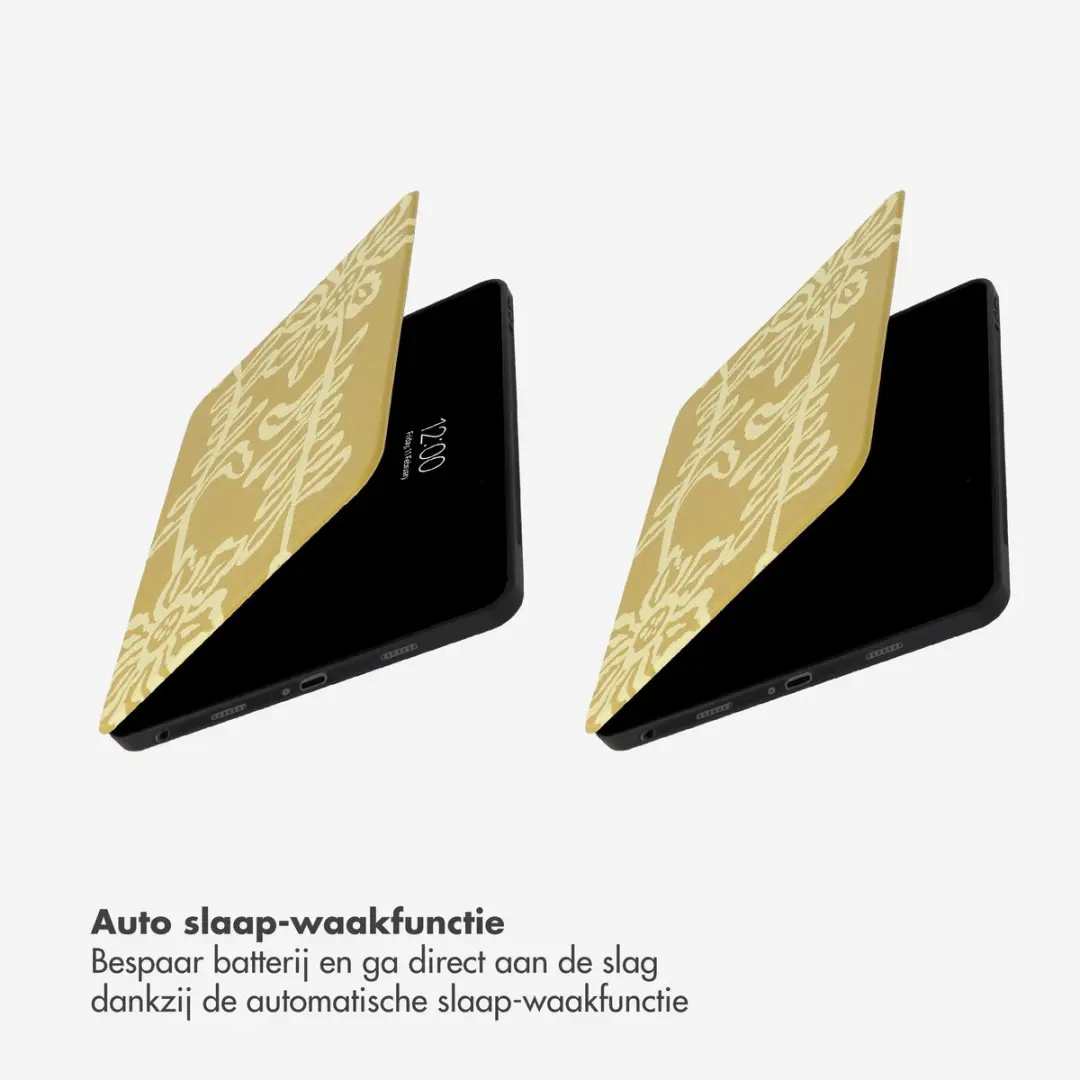Selencia SH00098498 Tablethoes - Samsung Galaxy Tab A9/A11 Plus - 11" - Chalky Bloom - afbeelding 6 van 6