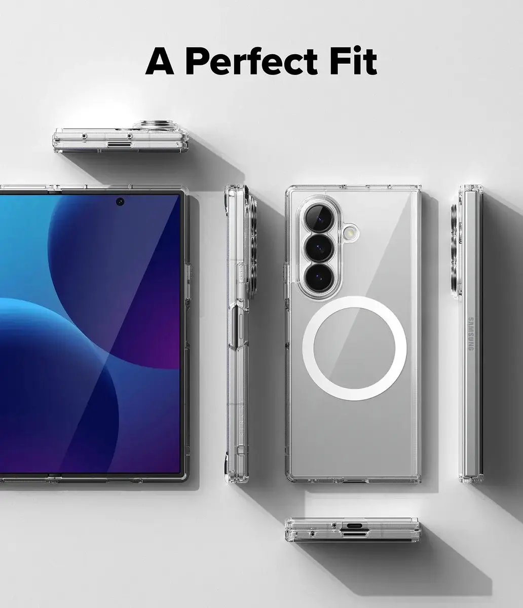 Ringke Fusion Magnetic Hoesje Samsung Galaxy Z Fold8 Ultra - Transparant