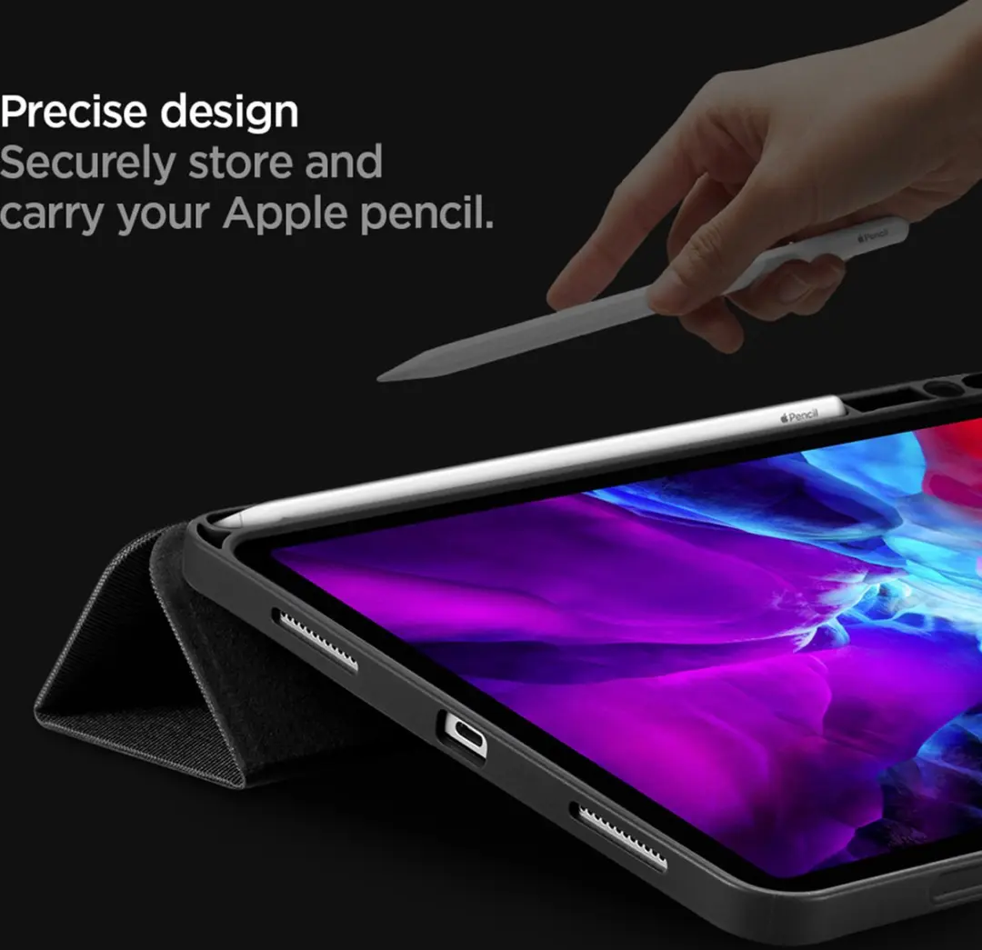 Spigen Urban Fit ACS01054 Hoes iPad Pro 11 - Zwart - afbeelding 3 van 6