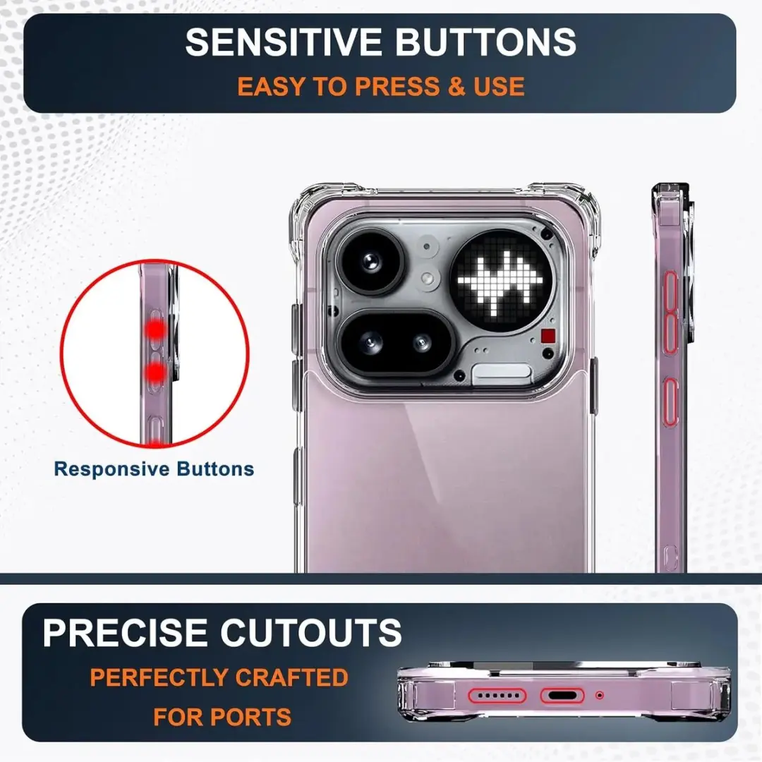 Selected by GSMpunt Transparant Hoesje Nothing Phone (4a) Pro