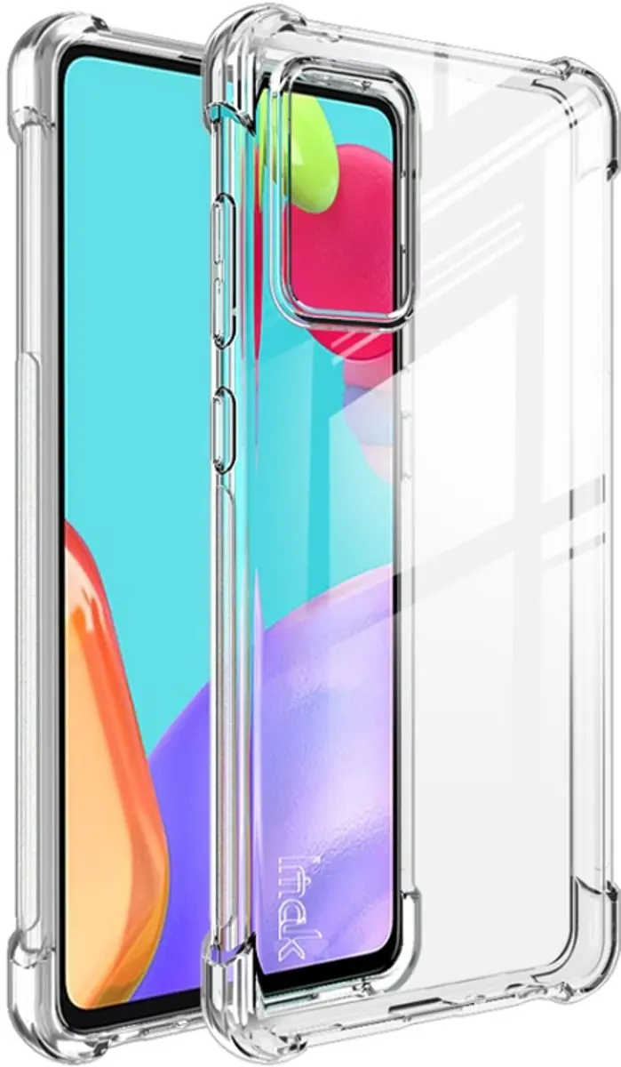 Imak Samsung Galaxy A72 TPU-hoes met schermbeschermer