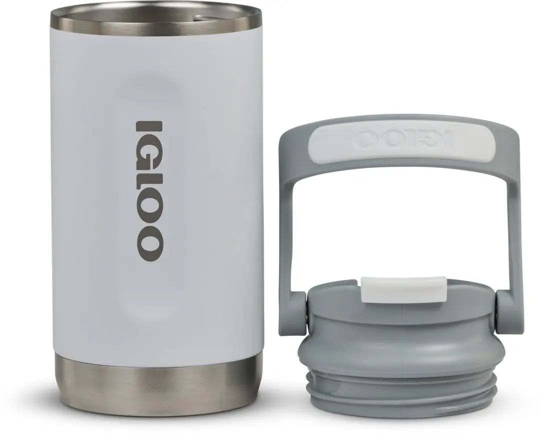Igloo Flip ‘n’ Sip Tumbler 355ml - Drinkbeker Wit - afbeelding 6 van 6