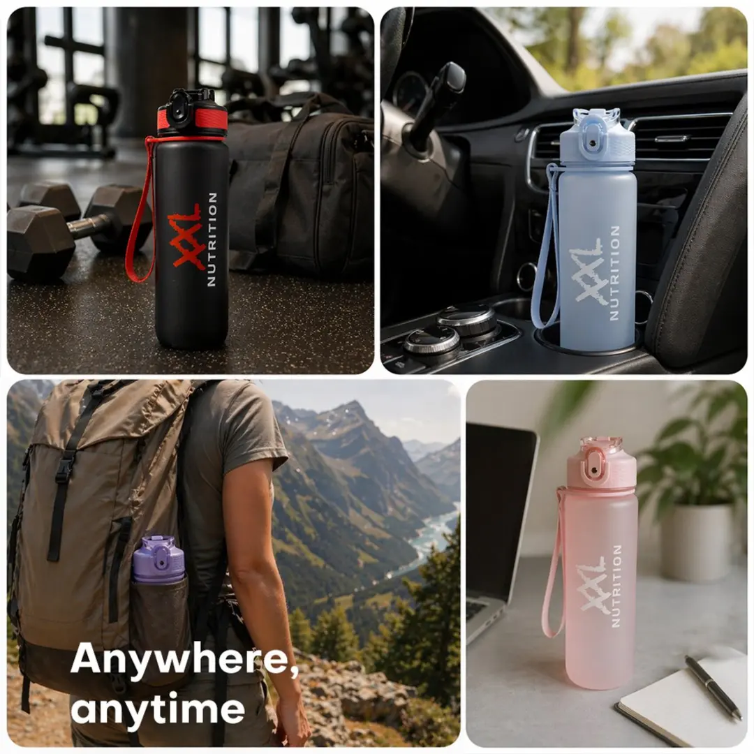 XXL Nutrition Hydrate Bottle 1000ml - Zwart
