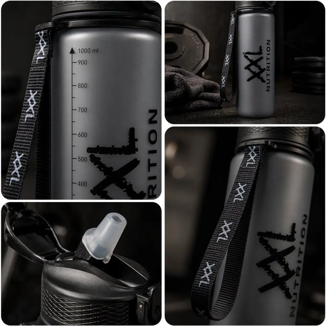 XXL Nutrition Hydrate Bottle Mini 21866 Waterfles - 500ml - Zwart
