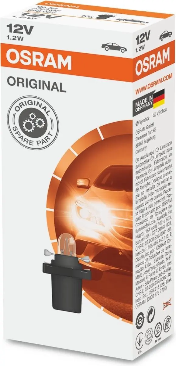 Osram 2721MF Car Bulb 12V 1,2W