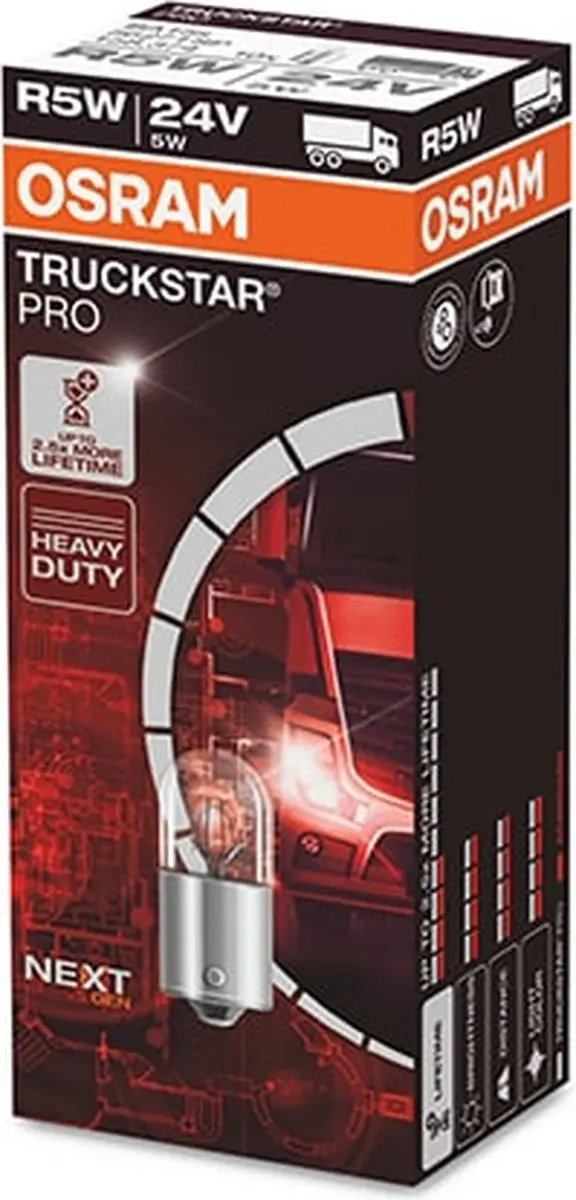 Osram Truckstar Pro R5W 24V 5627TSP - 10 Stuks
