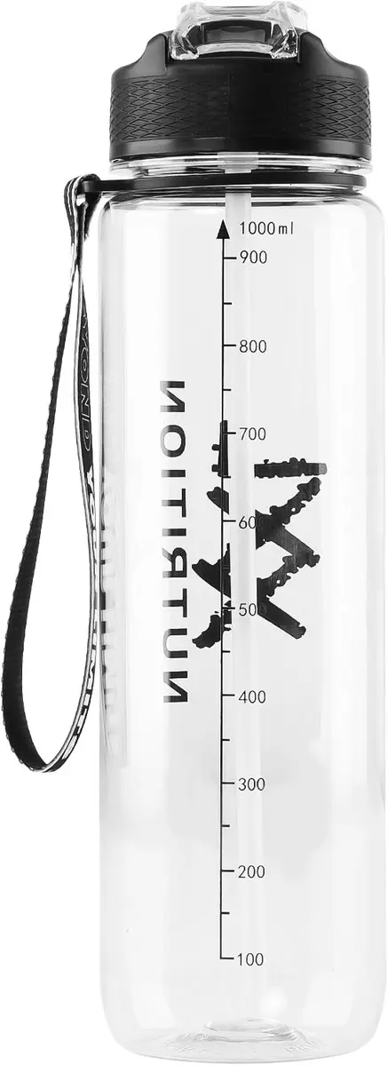 XXL Nutrition Hydrate Bottle 22296 - 1000ml - Transparant