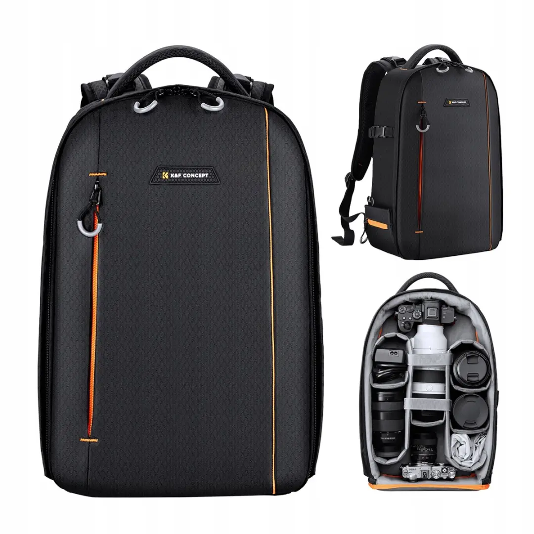 K&F Concept KF13.140 Camerarugzak 18L - Zwart