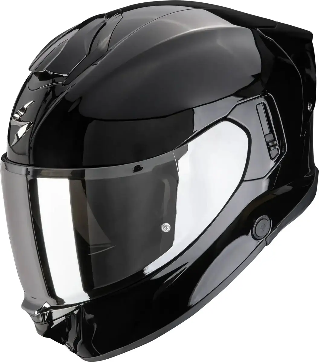 ABUS Scorpion EXO-1500 Solid Glossy Black Integraalhelm